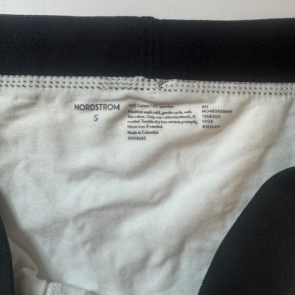 Nordstrom White Briefs with Black Accents - Picture 3 of 5